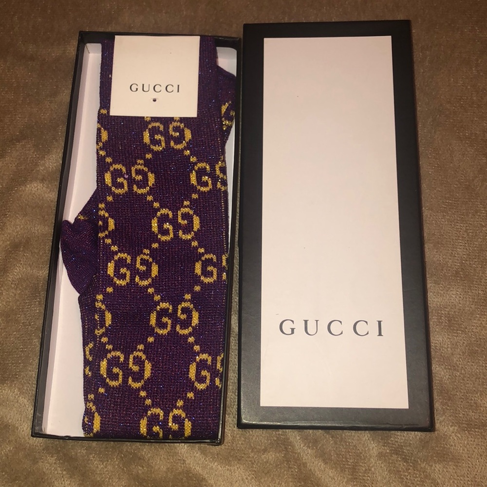 GG Lurex Socks Gucci